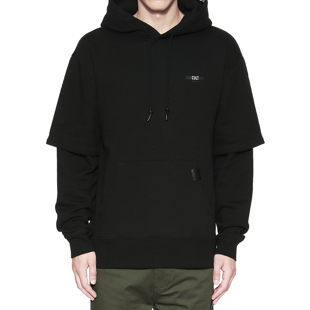 it MUSIUM DIV.男装连帽卫衣休闲时尚假两件30163XB