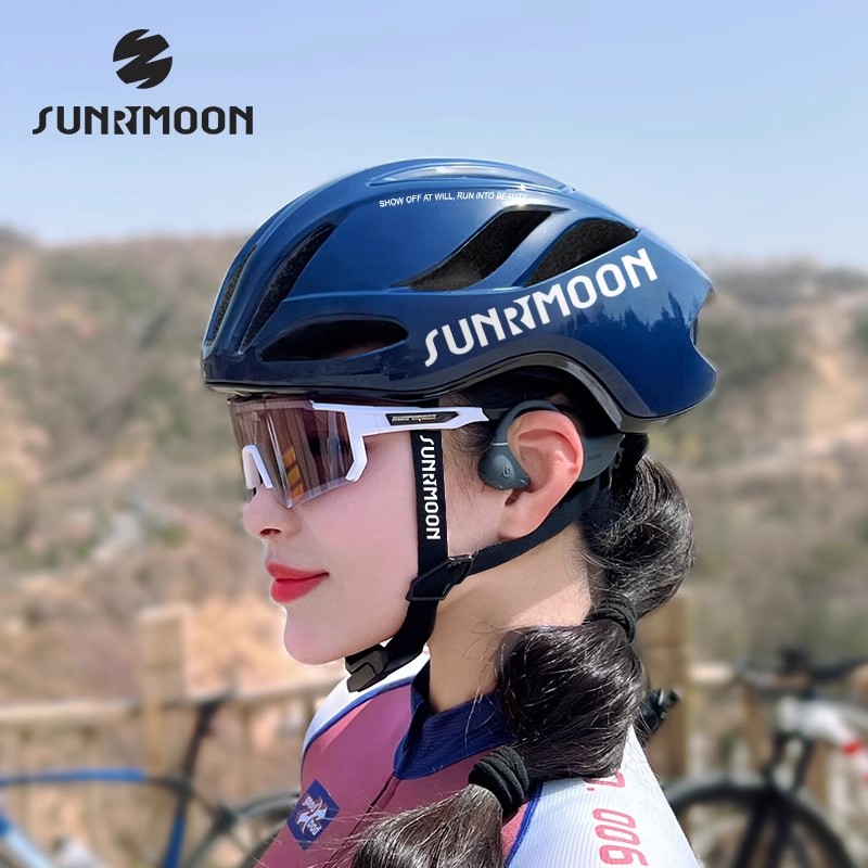 sunrimoon森瑞梦骑行头盔公路山地自行车一体成型男女帽装备