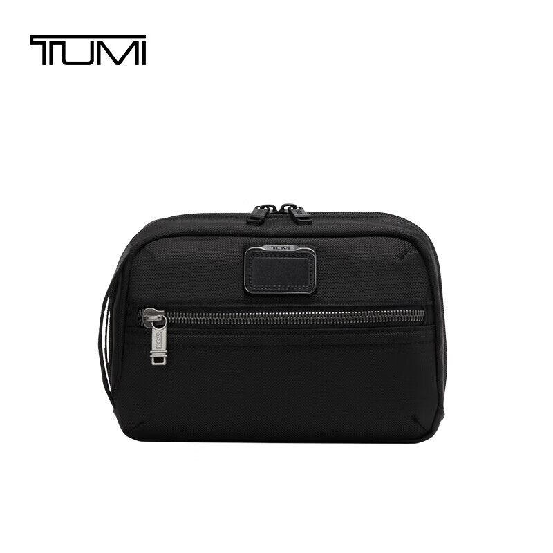 途明（TUMI）ALPHA BRAVO系列休闲旅行高端时尚洗漱包 0232791D 黑色