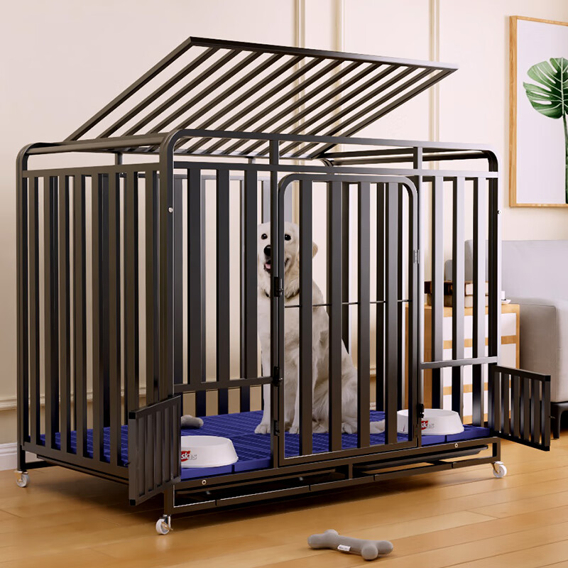 宠乐乖【升级超级特粗全管 】狗笼中型犬大型犬狗笼子宠物狗狗金毛用品 升级