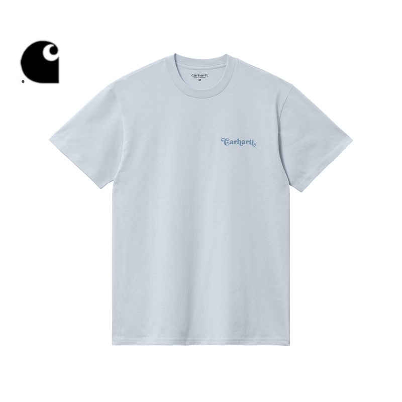 Carhartt WIP短袖T恤男装春秋复古风美式标语图案印花卡哈特2077K