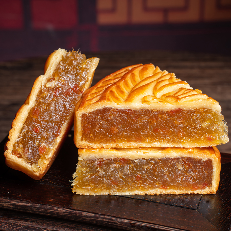 【杏芳村】哈密瓜味月饼中秋手工传统多口味水果味散装