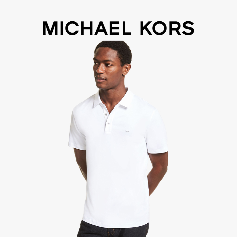 MICHAEL KORS 男士棉质短袖 Polo 衫