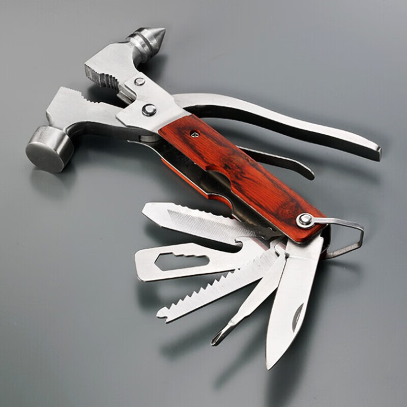 巨木 汽车锤车载破窗器车用逃生锤救生锤玻璃锤消防应急锤子 钢制锥型锤