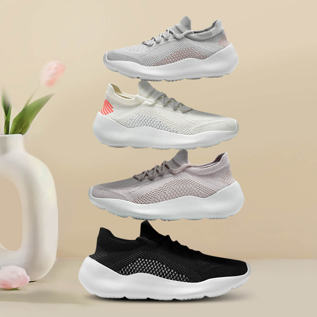  良计 可机洗透气轻跑鞋