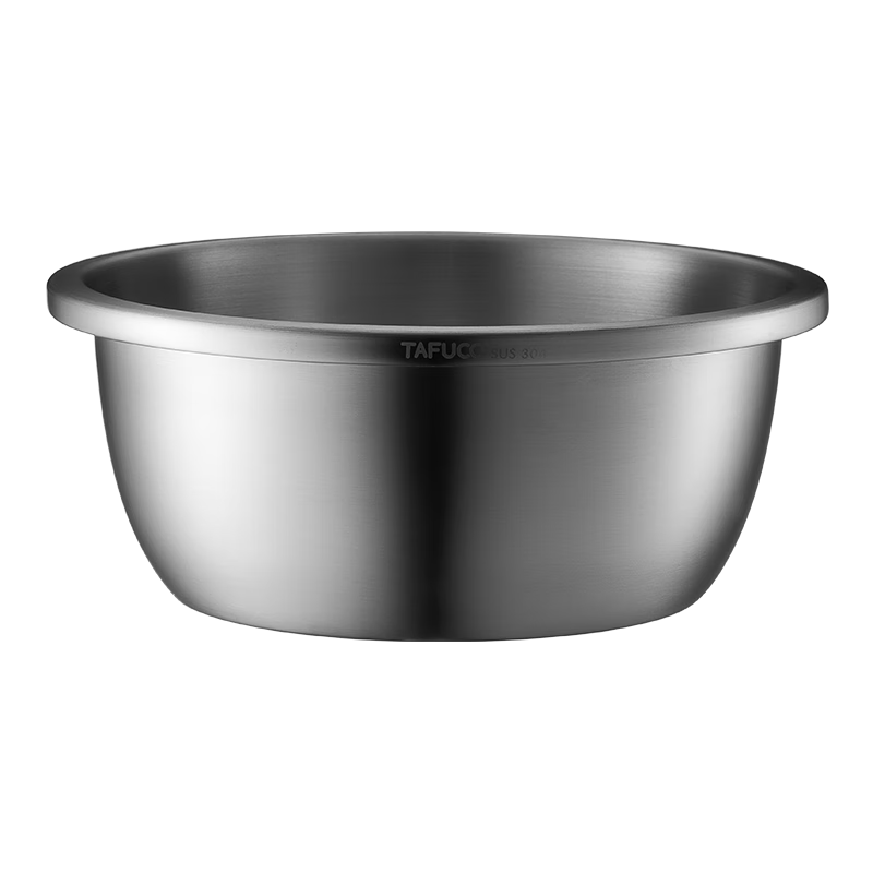泰福高（TAFUCO）304不锈钢盆加大加厚洗菜盆和面揉面盆打蛋盆腌肉盆T5195-26cm