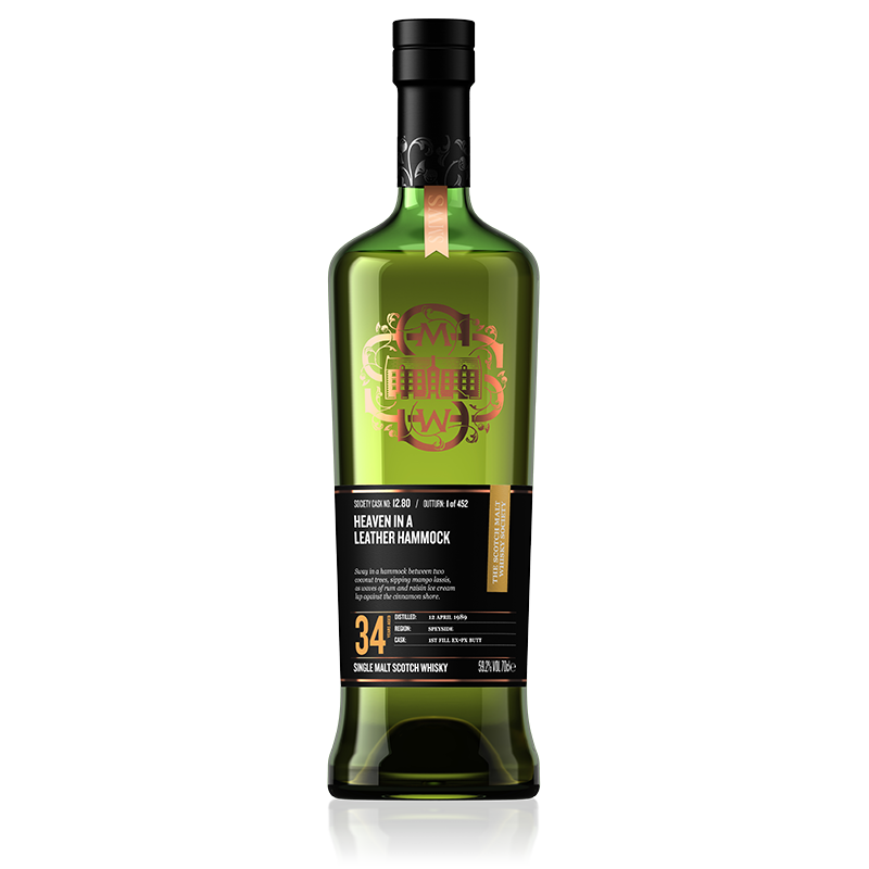 SMWS 12.80 皮质吊床中的天堂 酒窖珍藏系列 单一麦芽威士忌 34年