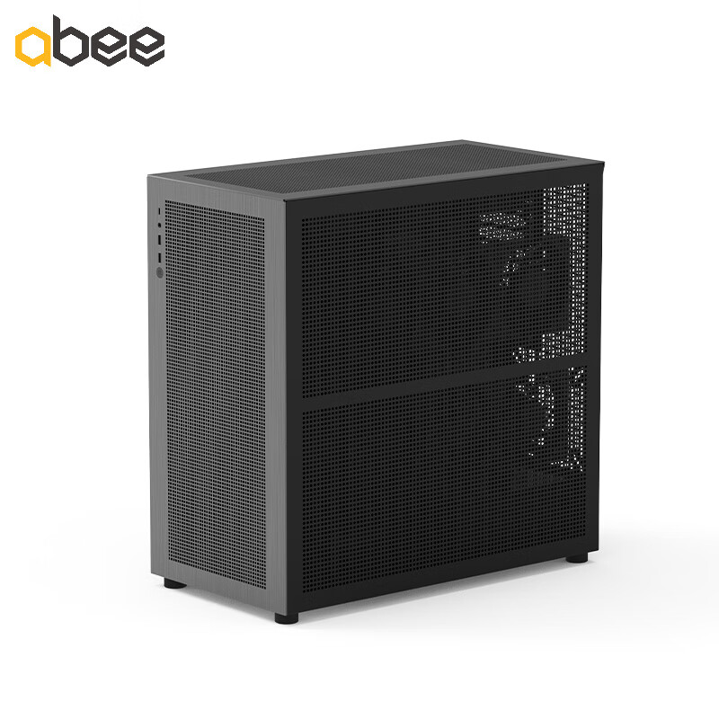 abee Designer C700W 全塔工作站机箱（立体风道&全规格主板兼容&双显卡&双路水冷&单电源） 【黑色】C700W全塔