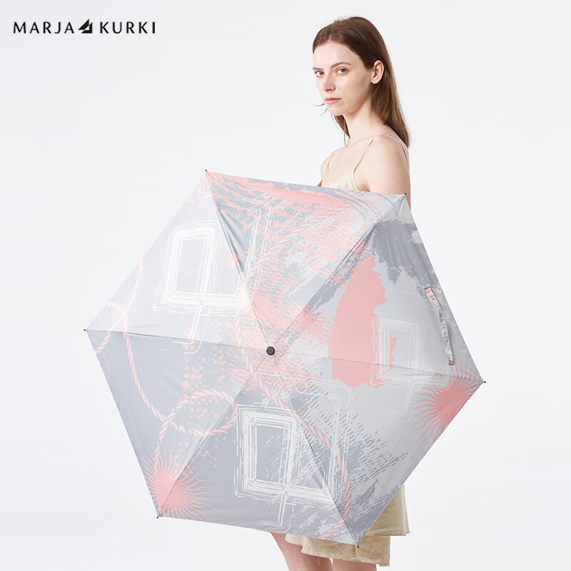 玛丽亚.古琦（玛丽亚古琦 MARJA KURKI）晴雨两用超轻迷你太阳伞遮阳伞女礼盒装艺术造型 9PP654116