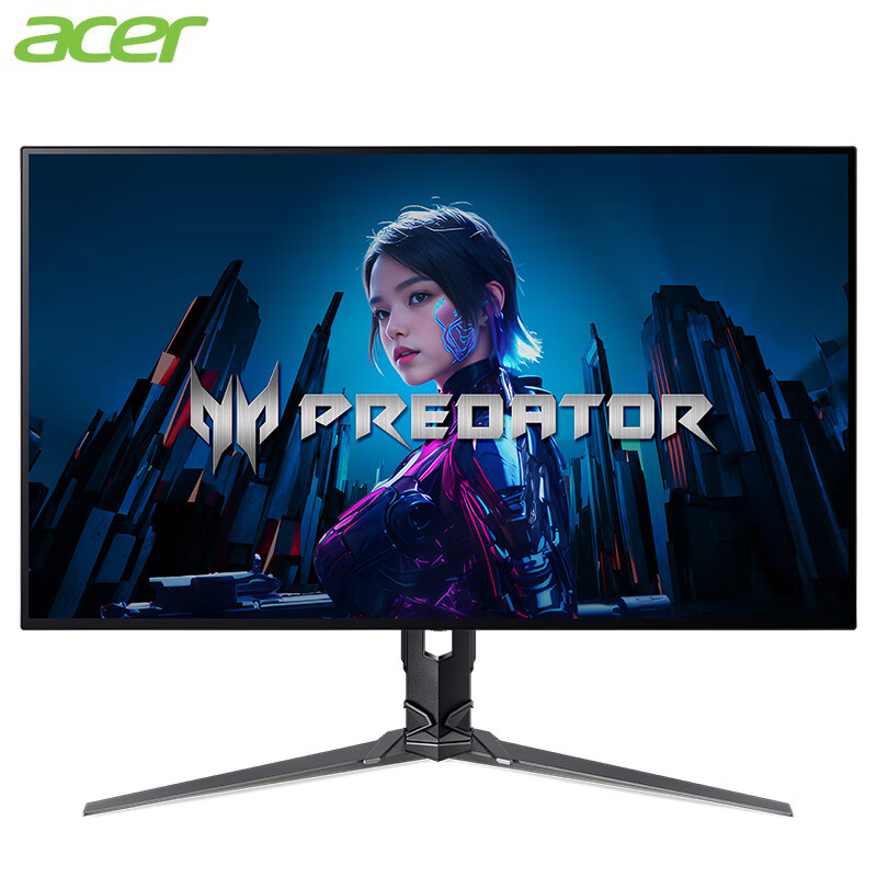 acer 宏碁 X32 X3 32英寸 OLED G-sync FreeSync 显示器（3840×2160、240Hz、99% DCI-P3、HDR400、Type-C  PD90W）