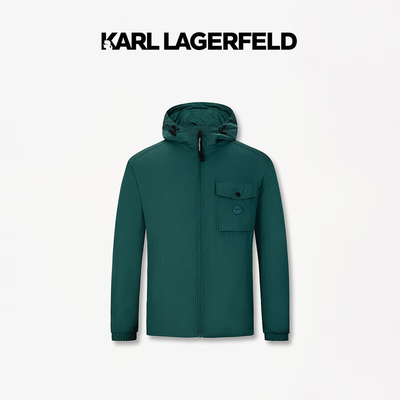 Karl Lagerfeld卡尔拉格斐2024冬季棉服老佛爷1K1D70109401 绿色 46