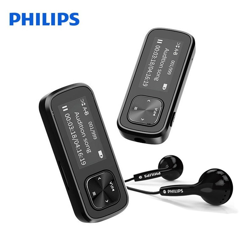 飞利浦（PHILIPS ） SA1102  无损运动跑步MP3播放器 变速随身听英语学习 标配+16G卡+OTG+保护套