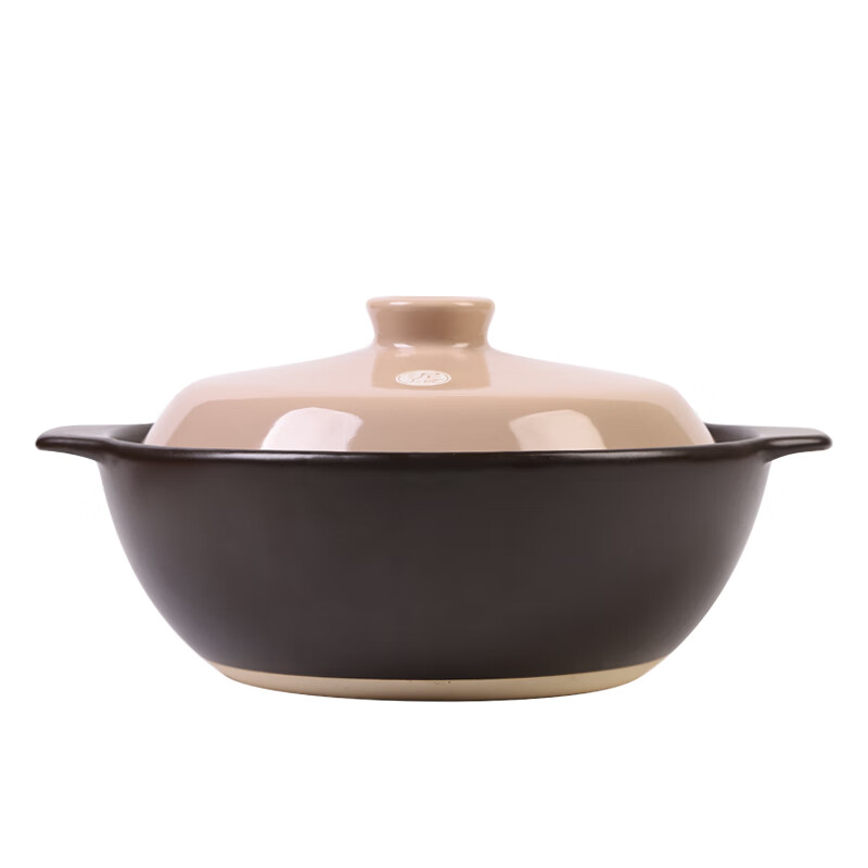 泥火匠陶瓷禅风系列浅汤煲2700ml宽口砂锅炖汤锅炖肉菜煮粥明火煎中药煲