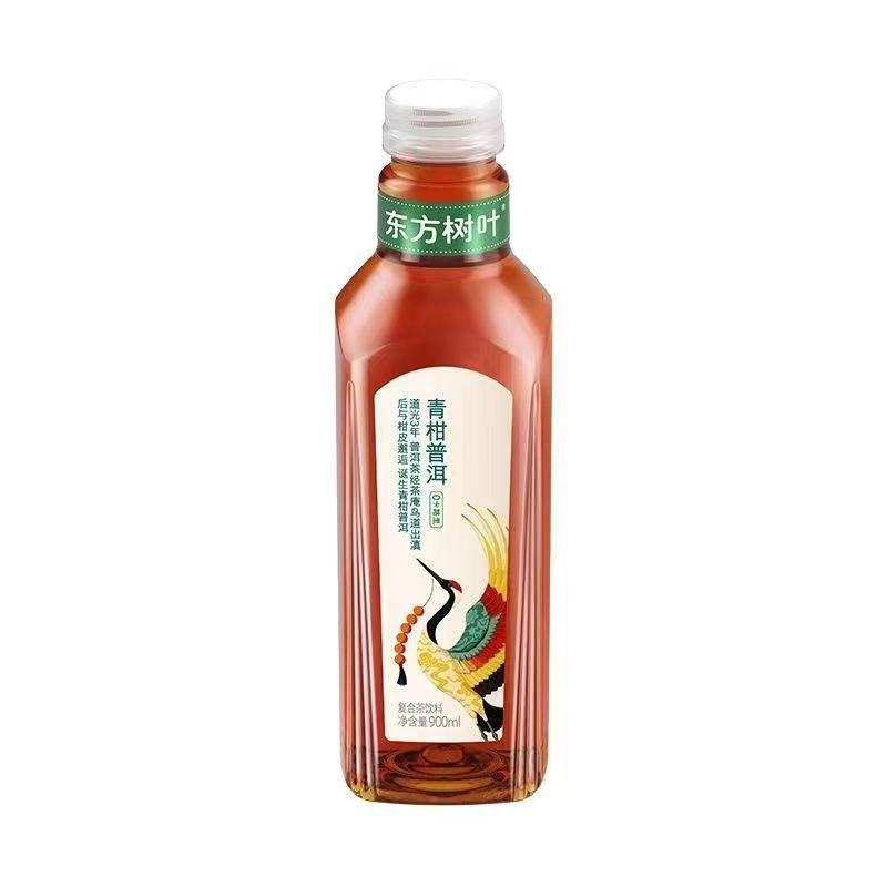 农夫山泉东方树叶青柑普洱茶900ml1瓶2瓶3瓶