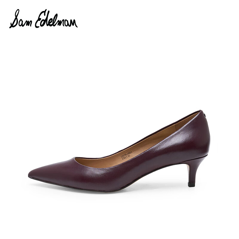 SAM EDELMAN 2024秋季新款法式气质优雅通勤尖头细跟羊皮高跟鞋猫跟女DORI