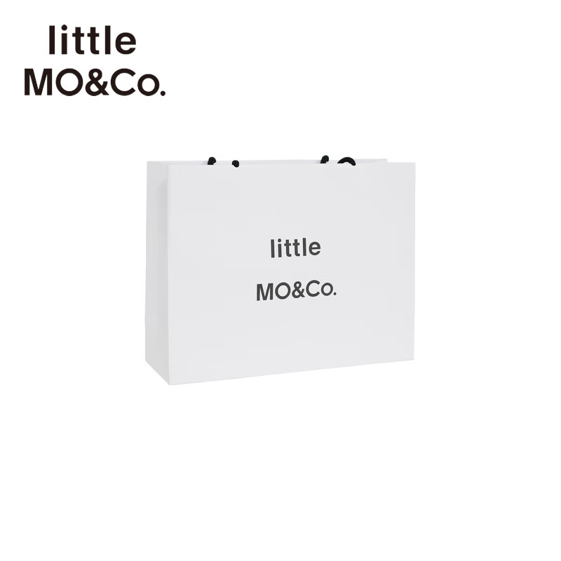 little MO&Co.手提购物袋袋（不退不换） 白色 M(45*35*15cm)