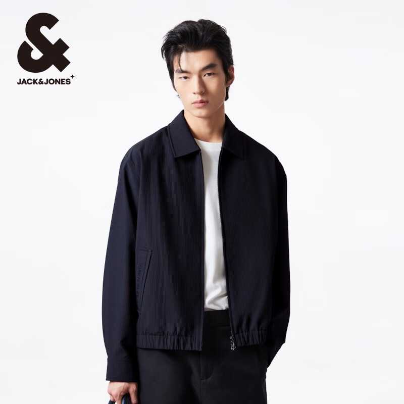 杰克·琼斯（JACK&JONES）男装潮流宽松上衣夹克衣服外套合集 224221005藏蓝色 175/96A/M