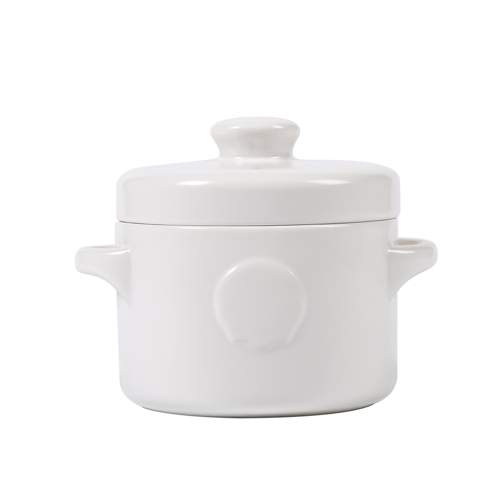 泥火匠双耳陶瓷带盖隔水炖盅家用一人燕窝佛跳墙汤盅400ml