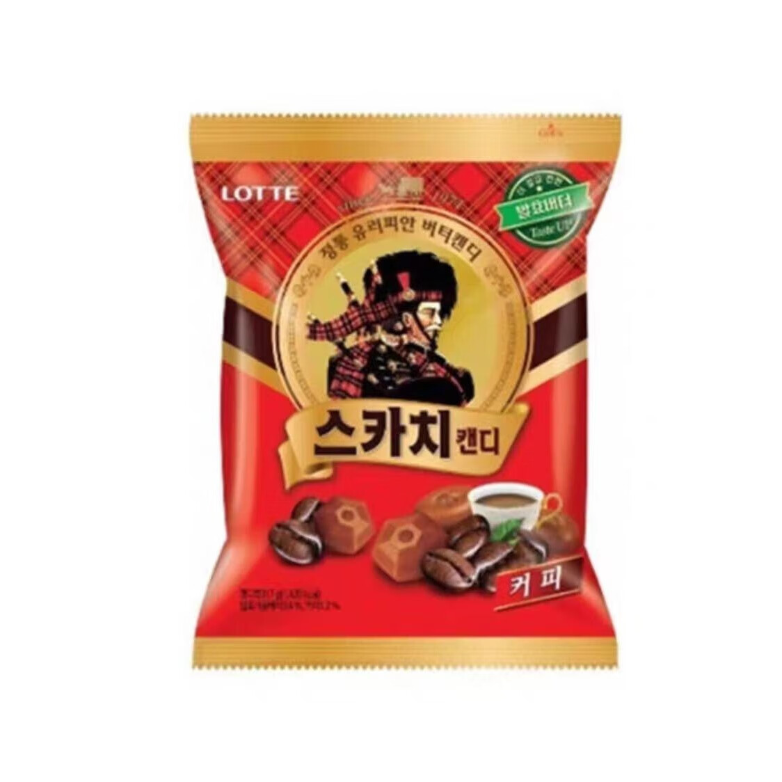 LOTTE乐天韩国硬糖苏格兰糖咖啡口味零食糖果喜糖317g*6袋 苏格兰糖咖啡口味317g*6袋