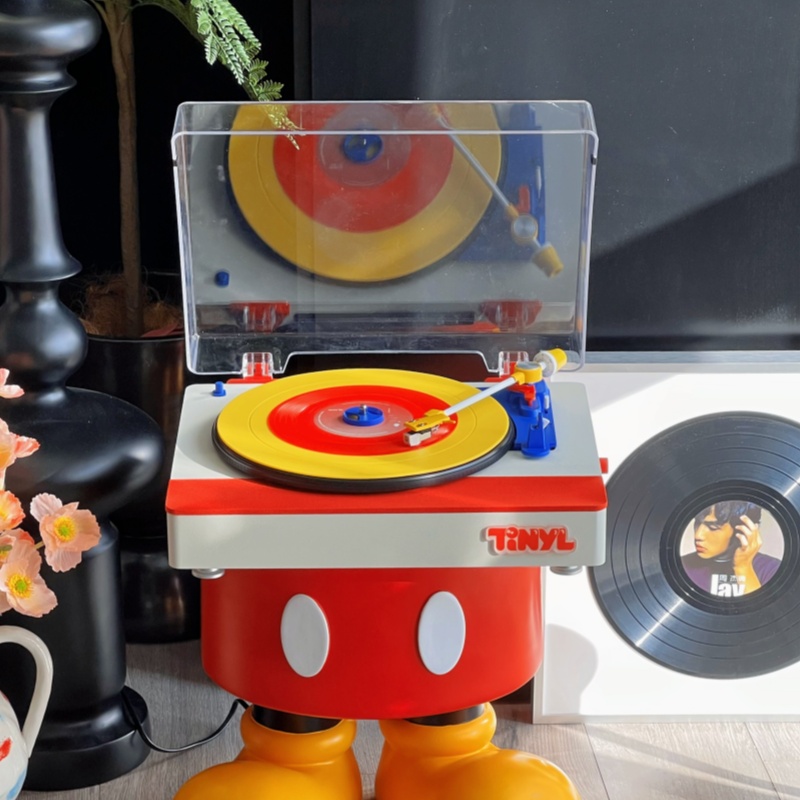 TINYL PLAY黑胶唱片机蓝牙一体留声机音响唱机复古唱片机