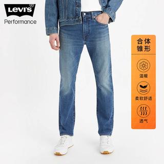 Levi's李维斯冬暖系列24秋季男士502低腰锥形牛仔裤