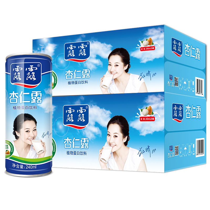 lolo 露露 杏仁露 240ml*24罐*2箱