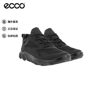 爱步（ECCO）男鞋舒适系带户外运动休闲鞋 820194 51052黑色 42 