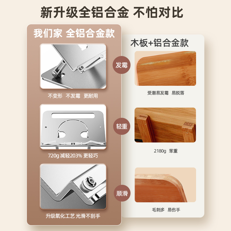 猫太子阅轻松全铝合金阅读架儿童小多功能升降看书支架器