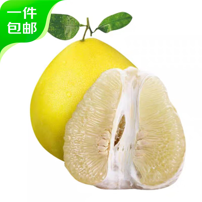 京鲜生 广西容县沙田柚 1-2粒装 2.5-3斤装  生鲜水果 源头直发包邮