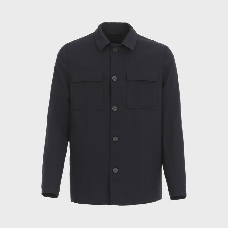 男式纯羊毛高级商务通勤简约时尚轻便气质休闲西服外套