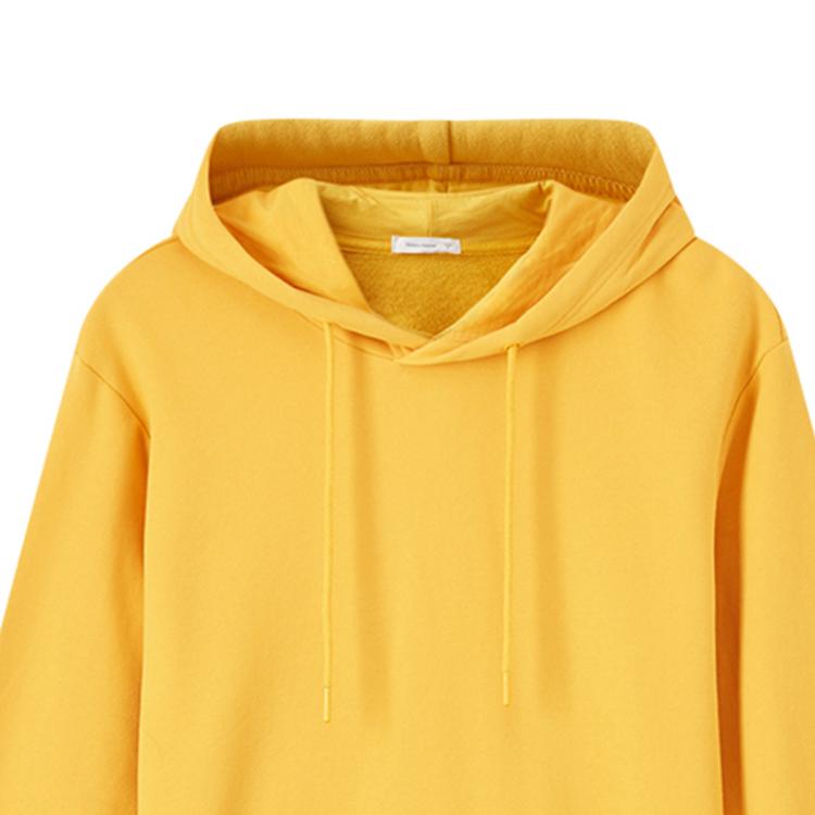 常年男士卫衣纯色长袖连帽卫衣薄绒上衣时尚百搭休闲卫衣男卫衣