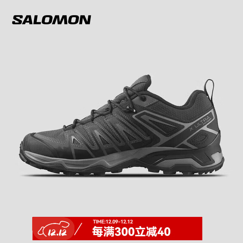 萨洛蒙（Salomon）男款 户外运动防水透气舒适徒步鞋 X Ultra Pioneer CSWP
