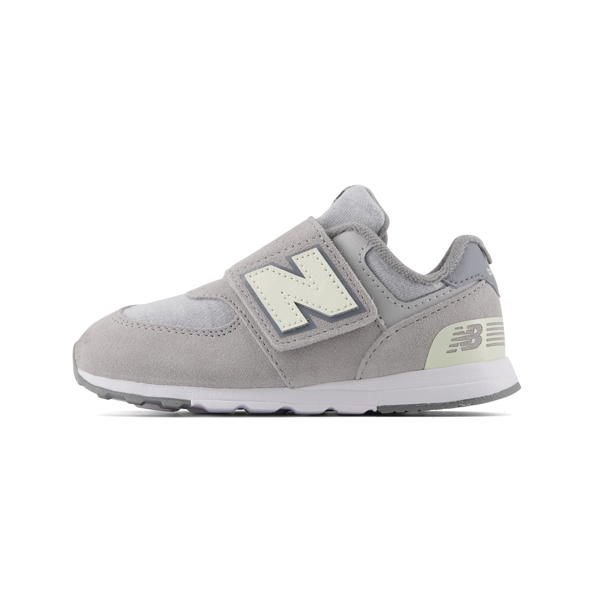 New Balance nb童鞋 0-4岁男女婴幼儿网面舒适运动学步鞋574 浅灰 NW574GBG 27.5