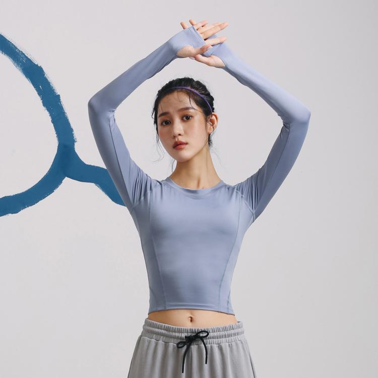 秋冬【基础打底】 运动上衣女长袖瑜伽T恤训练服