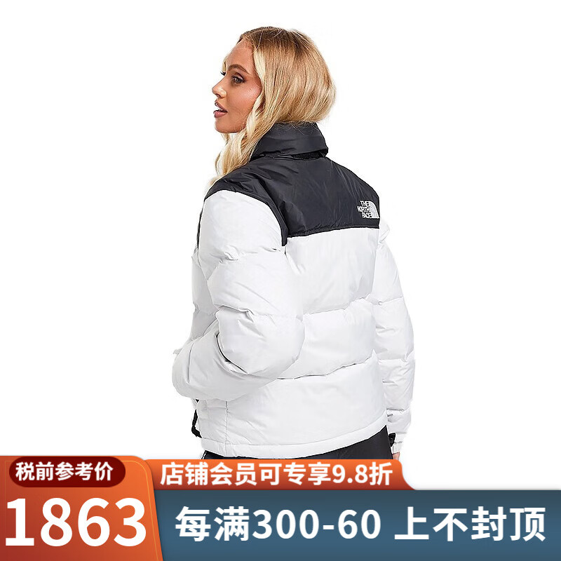 the North Face【JD物流直达】北面美版1996RETRO女700蓬羽绒服-鸭绒鹅绒 FN4-珠光白 XS