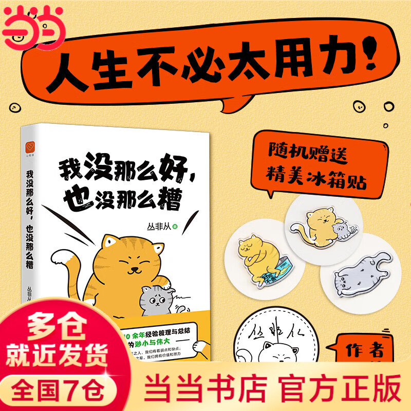 【当当】我没那么好,也没那么糟 丛非从 养育你内心的小孩作者十年精华之作 我没那么好,也没那么糟