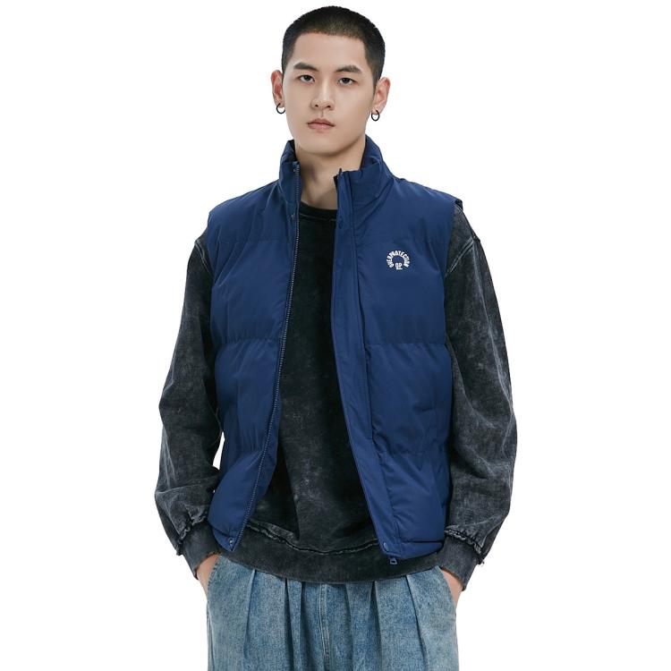 it OP【夹棉加厚】外套男士马甲男冬季休闲立领男式马夹背心