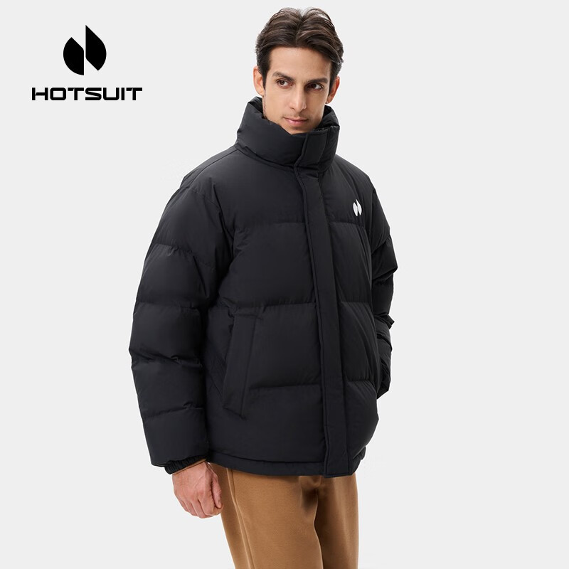 HOTSUIT后秀羽绒服短款男女情侣冬季户外运动休闲防风加厚保暖面包服外套 -男女同款