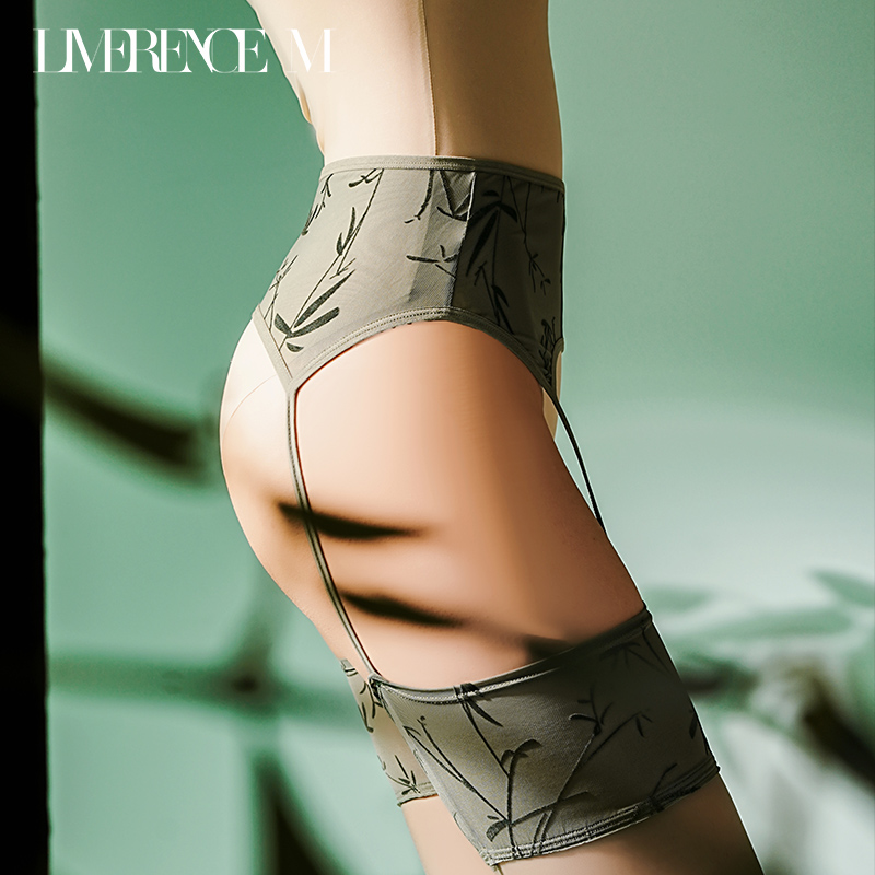 涞觅「御竹」新中式一体吊带丝袜女薄款性感国风夏季丝滑连身丝袜