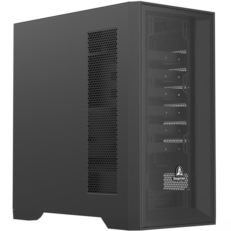 鑫谷（segotep）探云CS1多硬盘位台式电脑机箱（原生Type-C接口/8个机械硬盘位/顶置360水冷位/宽体工作站机箱）