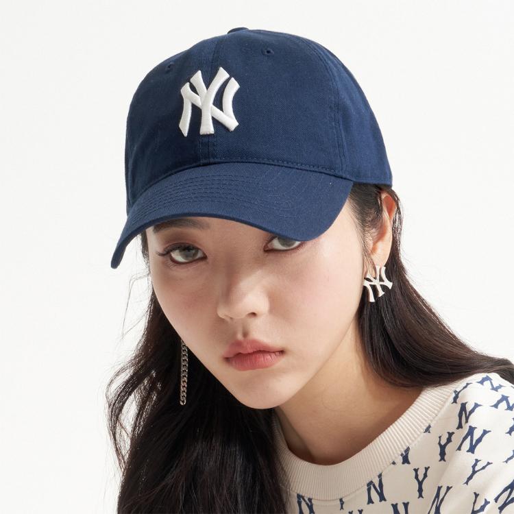 出游季 复古刺绣字母大标棒球帽 软顶男女弯檐时尚帽子