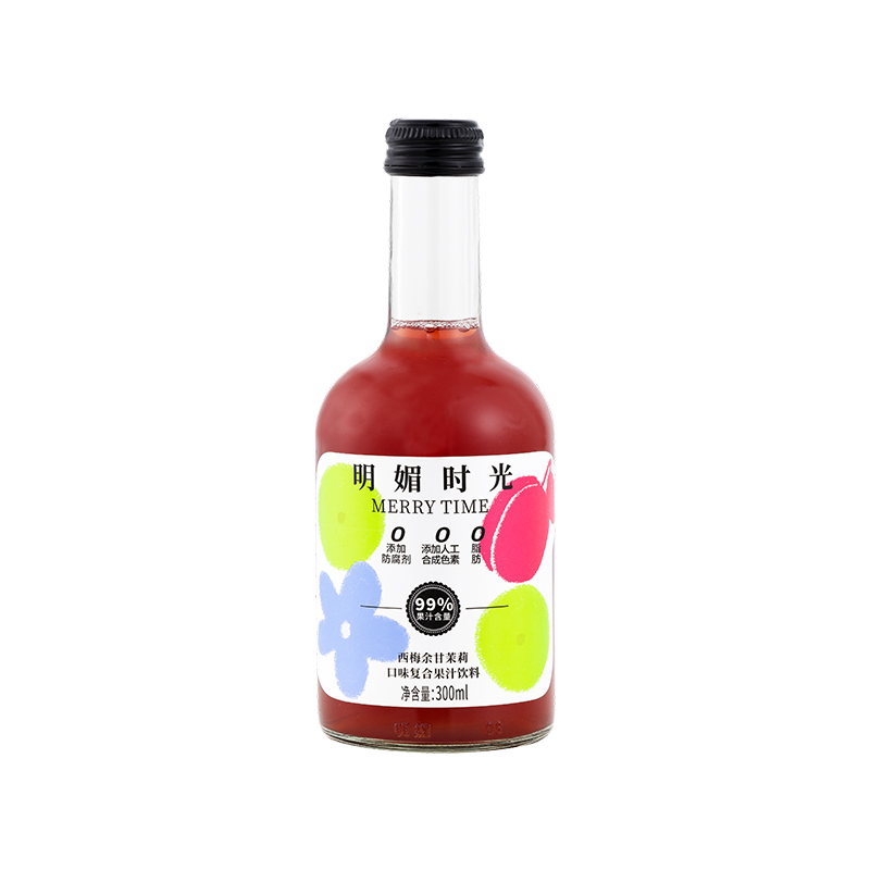  天地壹号 明媚时光西梅余甘茉莉口味复合果汁饮料300ml