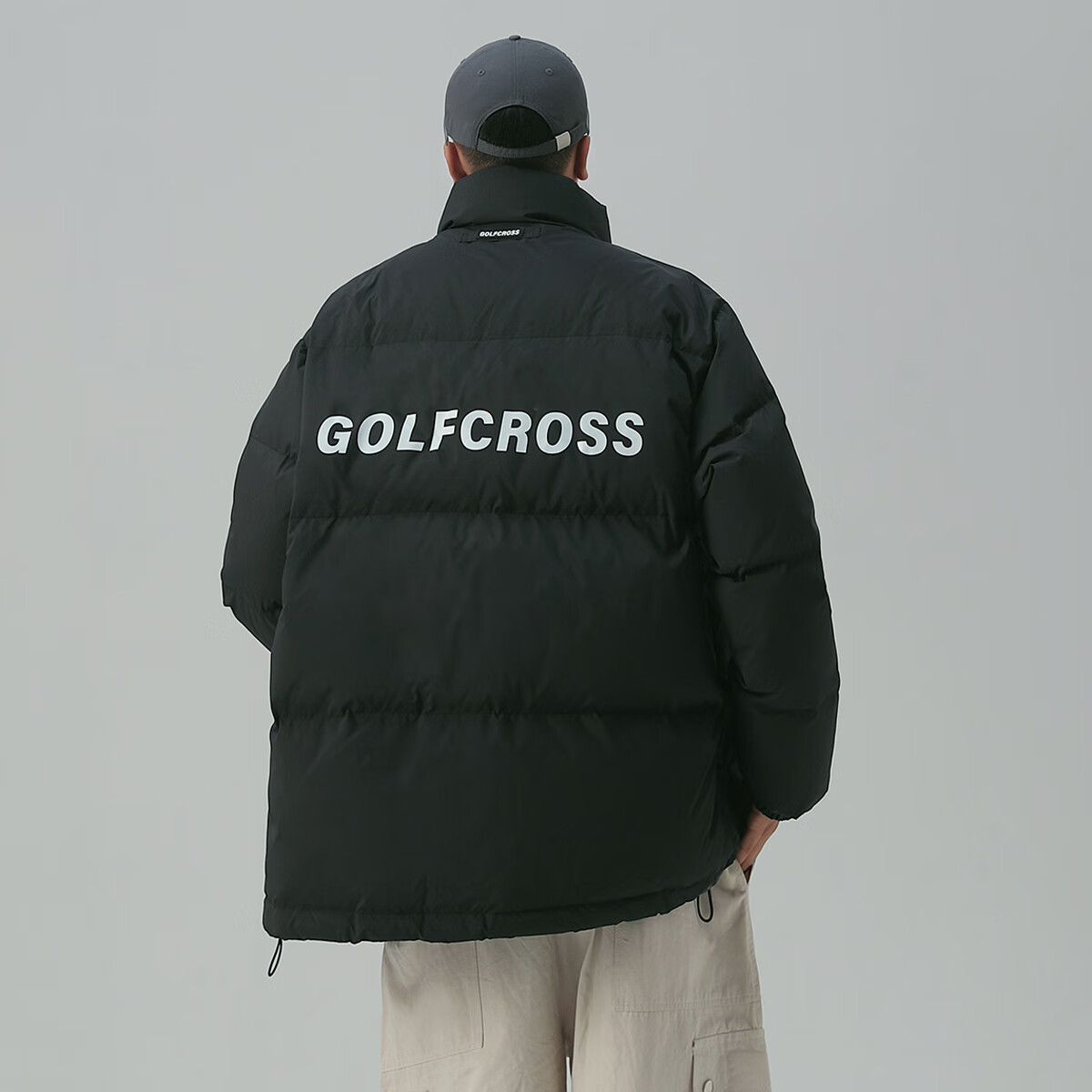 GOLFCROSS【90%白鸭绒】情侣款立领简约加厚保暖羽绒服