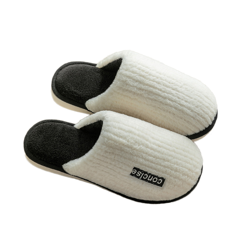 棉拖鞋家居室内秋冬季女居家用毛毛绒防滑厚底保暖月子男冬天