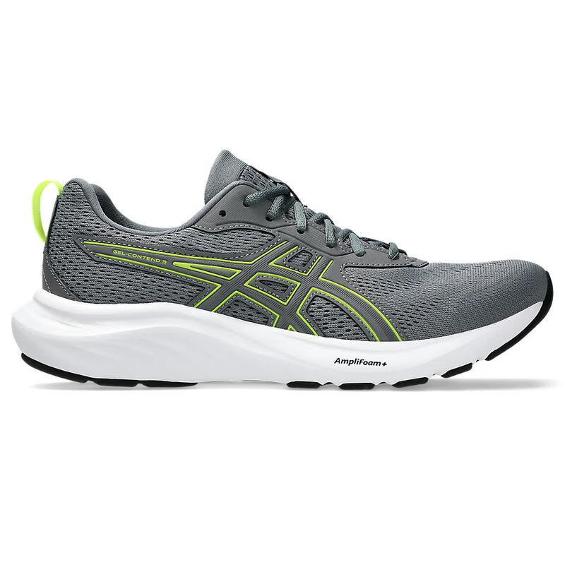 亚瑟士（asics）GEL-CONTEND 9男士休闲运动跑步鞋 Steel Grey/Safety Yellow 46