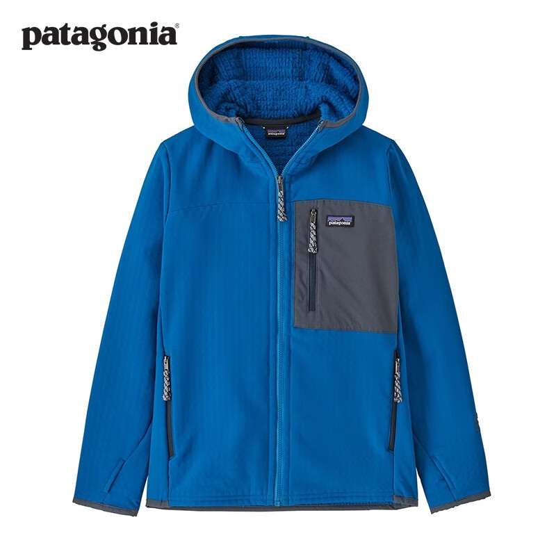 巴塔哥尼亚（Patagonia）儿童大童女士R2抓绒衣连帽开衫 R2 TechFace 64825 ENLB