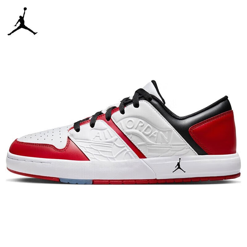 耐克NIKE篮球鞋男JORDAN NU RETRO 1运动鞋DV5141-611红白42.5 DV5141-611校园红/黑-白