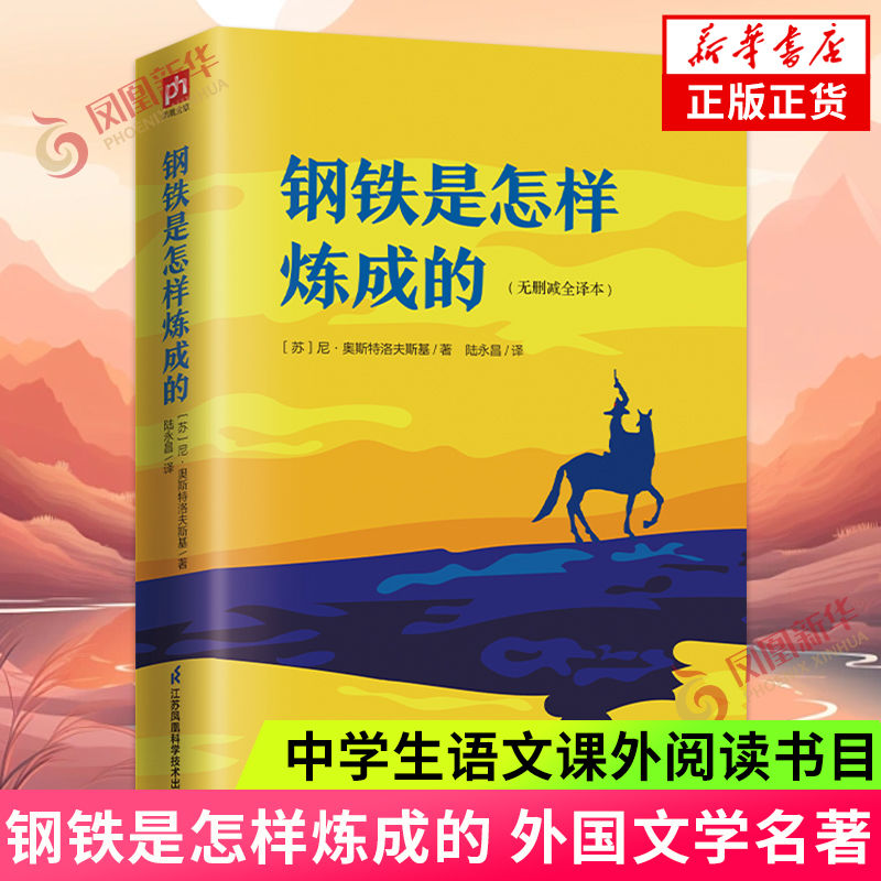 钢铁是怎样炼成的 无删减全本 奥斯特洛夫斯基 中课外阅读