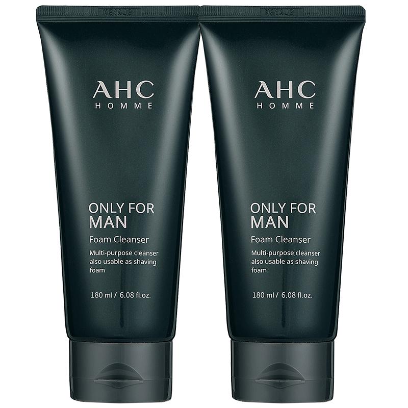 AHC 男士洗面奶100ml2支装温和洁面清爽控油清洁舒缓