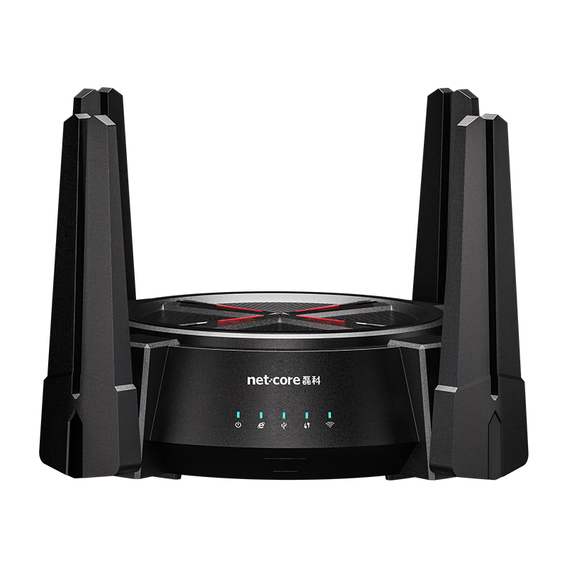 磊科（netcore）N60 PRO AX6000千兆无线路由器 WiFi6家用电竞游戏 5G双频 双2.5G高速网口 6000M速率 内存512M
